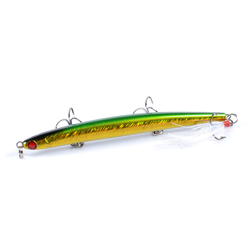 8x 11.7cm Popper Minnow Fishing Lures, Colorful, Topwater