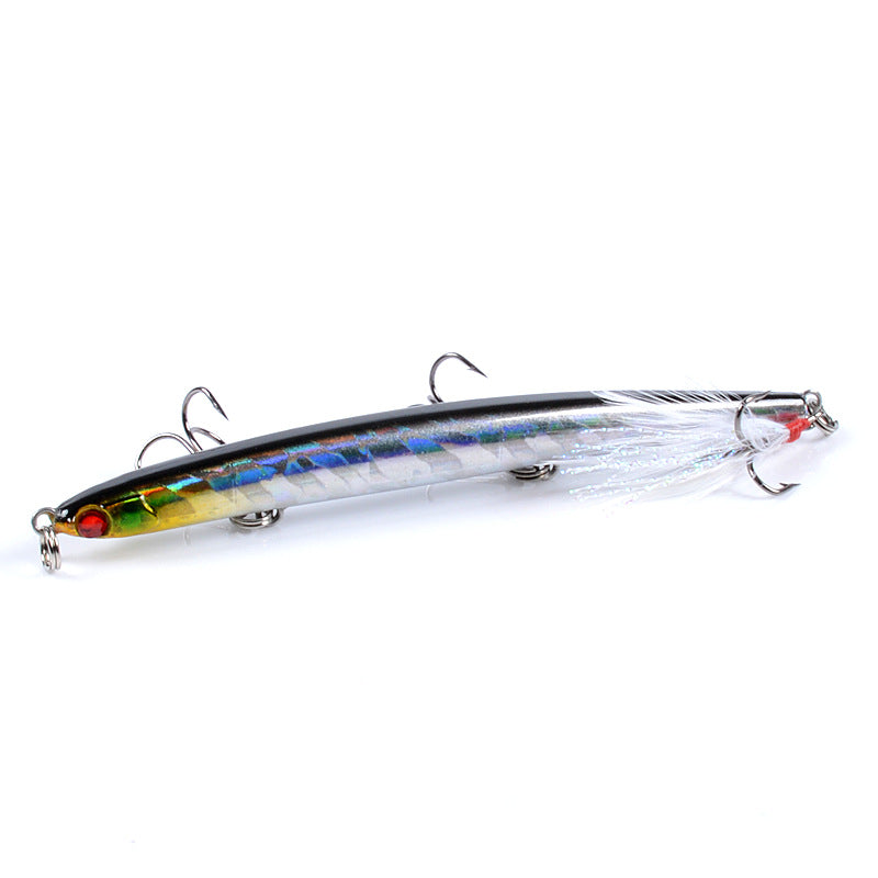 8x 11.7cm Popper Minnow Fishing Lures, Colorful, Topwater