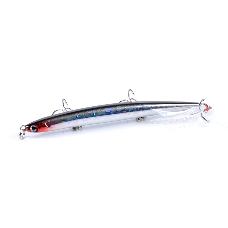 8x 11.7cm Popper Minnow Fishing Lures, Colorful, Topwater