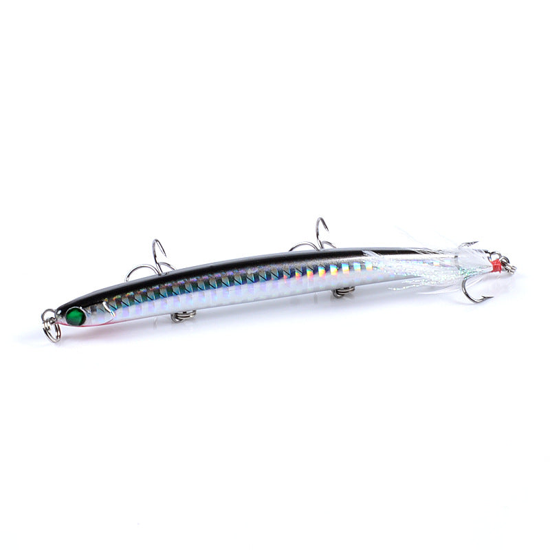 8x 11.7cm Popper Minnow Fishing Lures, Colorful, Topwater