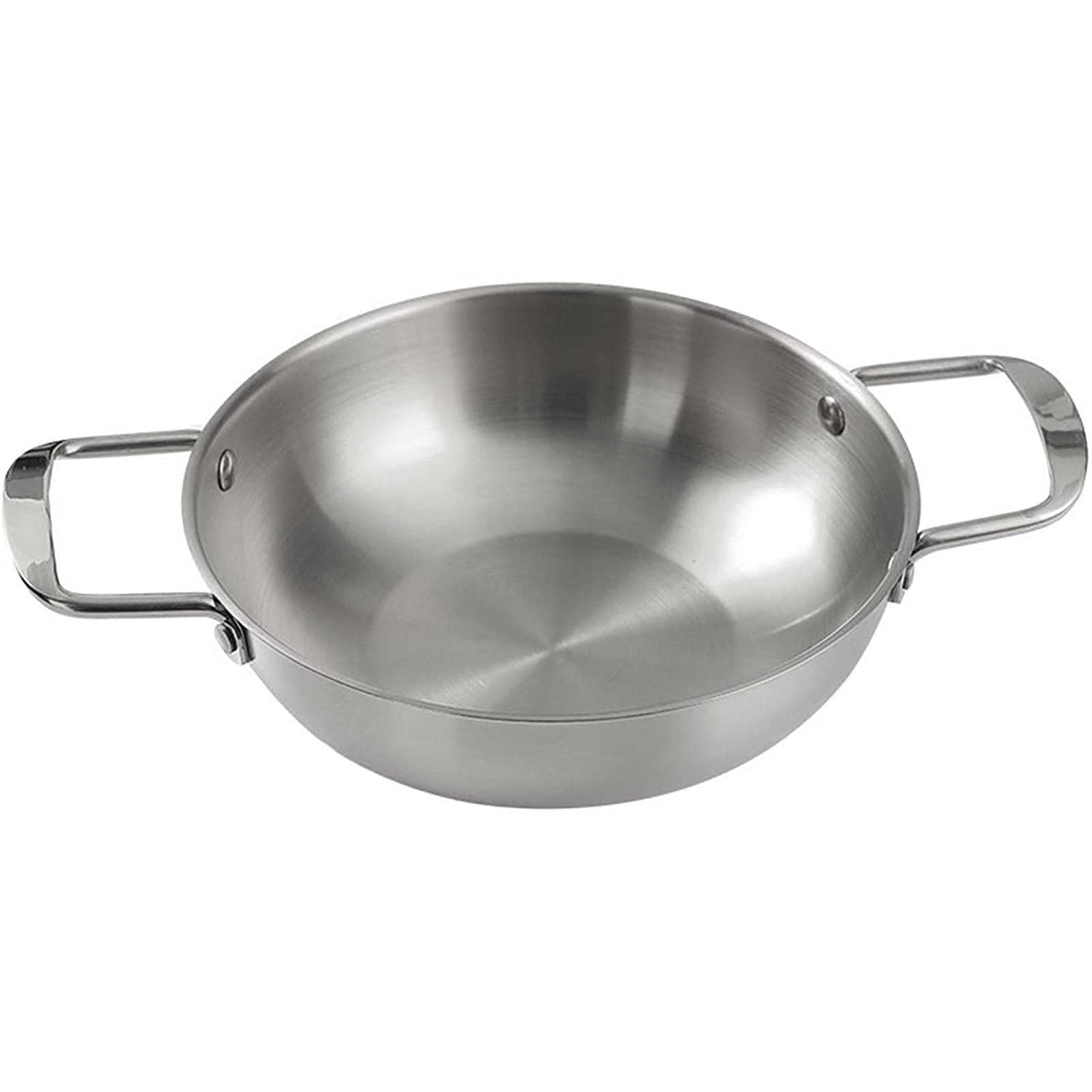 26cm Stainless Steel Paella Pan, PFOA-Free, Dishwasher Safe