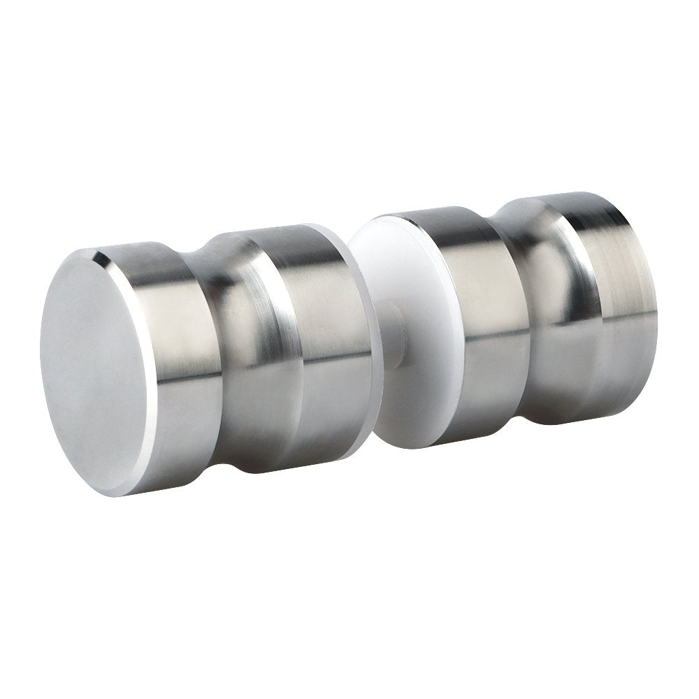 Brushed Nickel Round Shower Glass Door Knob SUS304 Stainless Steel