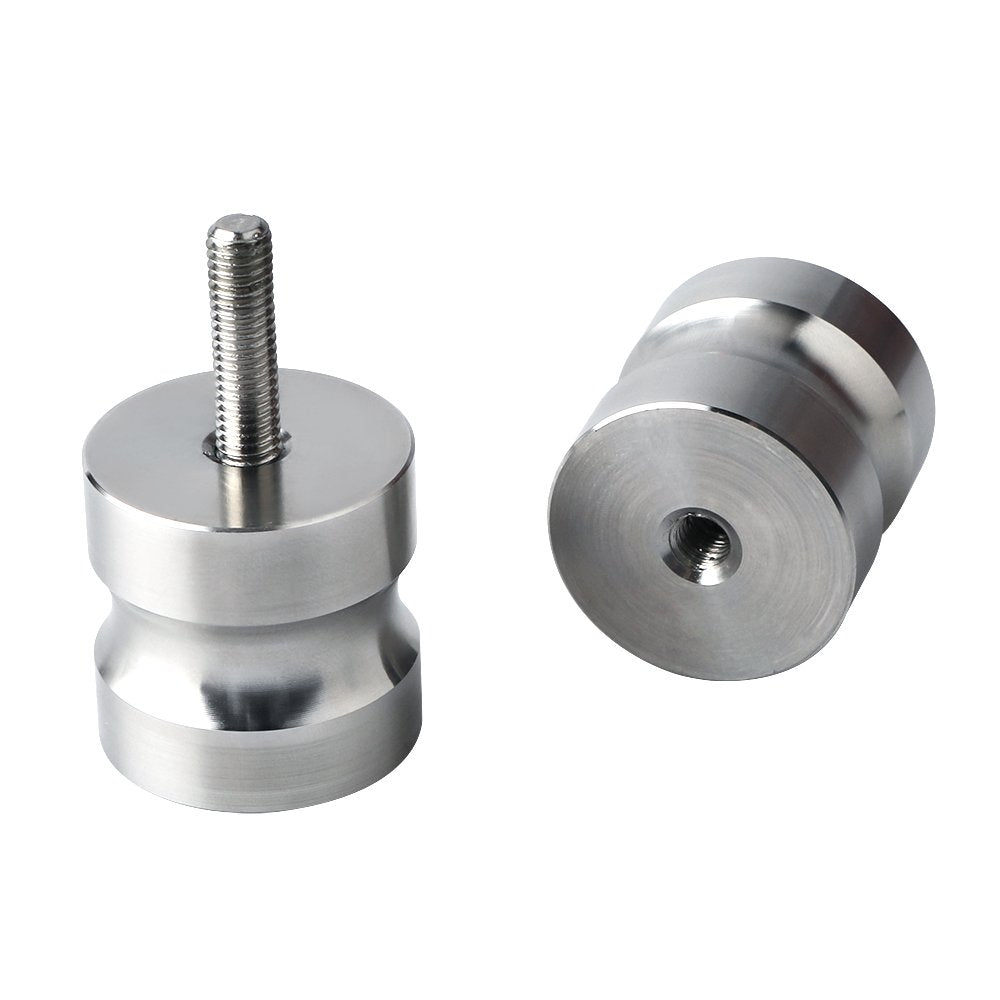 Brushed Nickel Round Shower Glass Door Knob SUS304 Stainless Steel