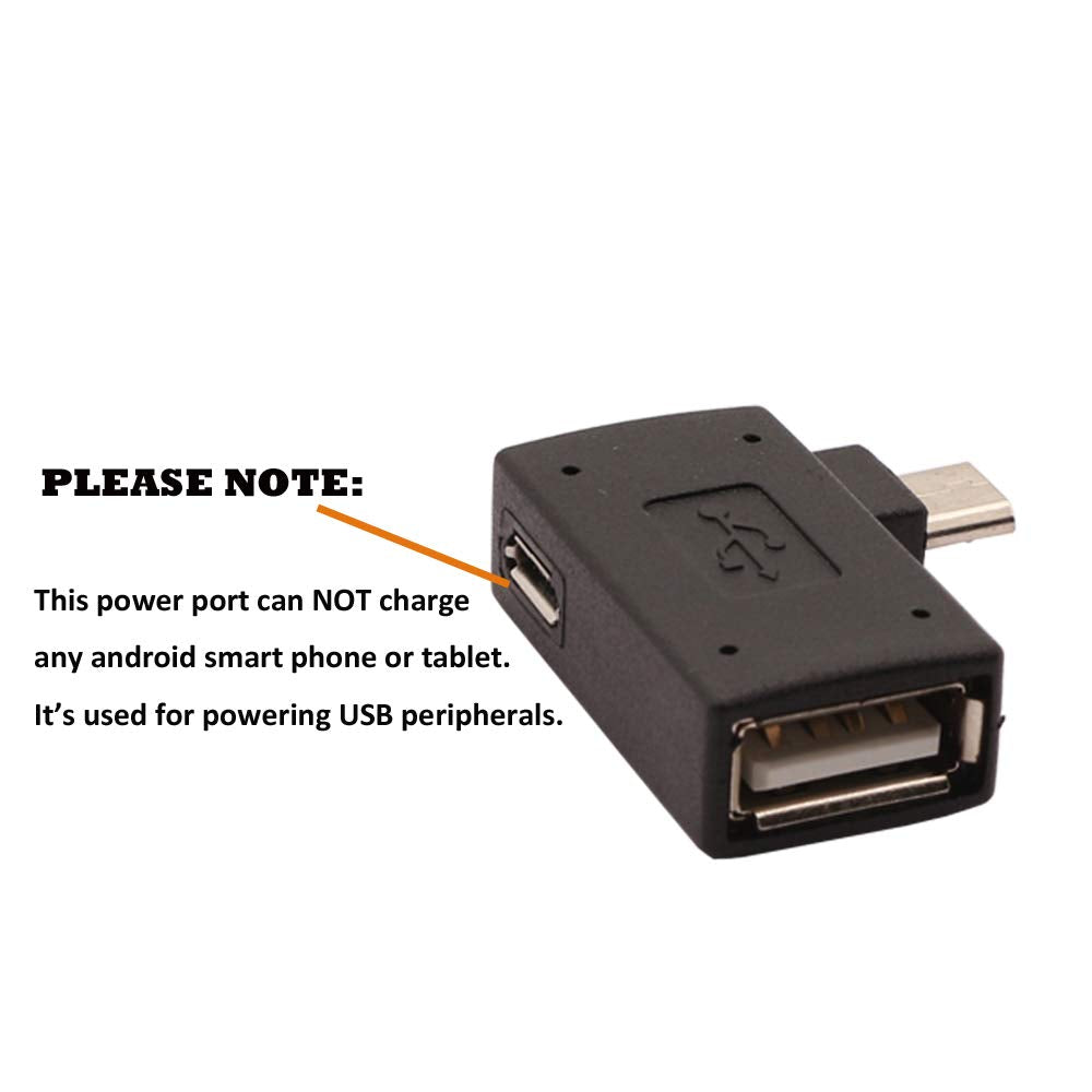 2-in-1 Powered Micro USB OTG Adapter for Devices – AuviPal