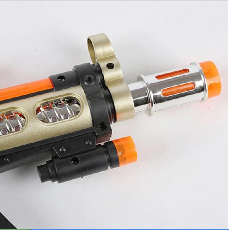 Flashing Lights Sound Electric Toy Gun for Kids, 48.5cm