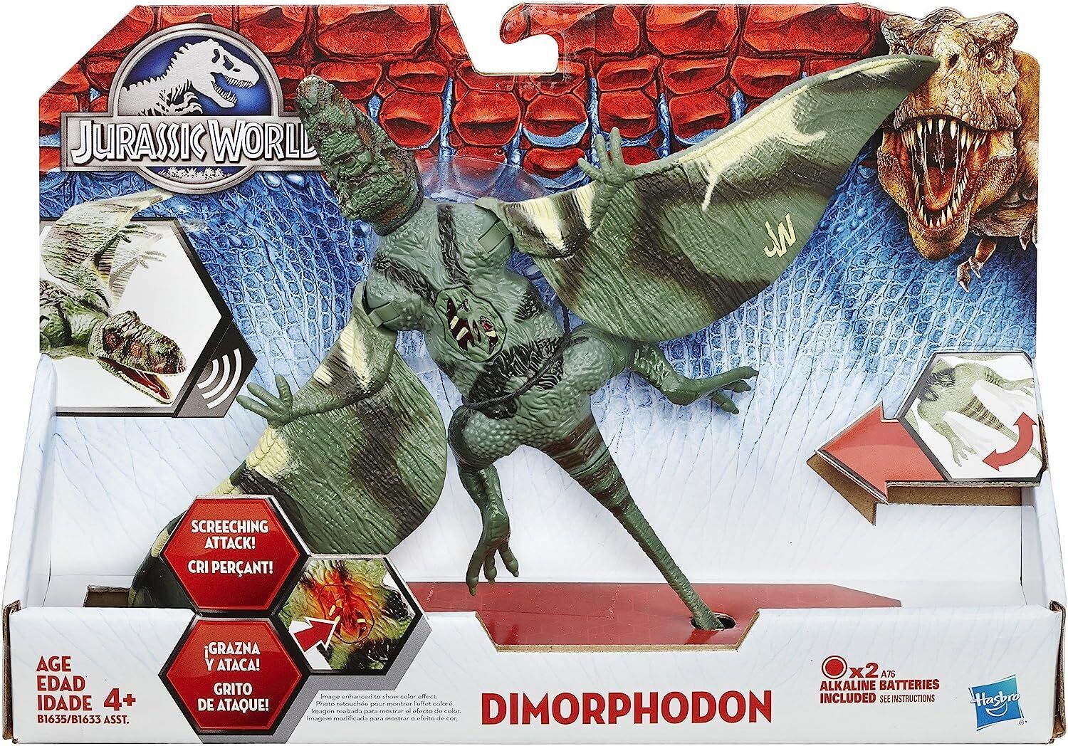 Dimorphodon Figure with Lights, Sound & Growling Action - Hasbro