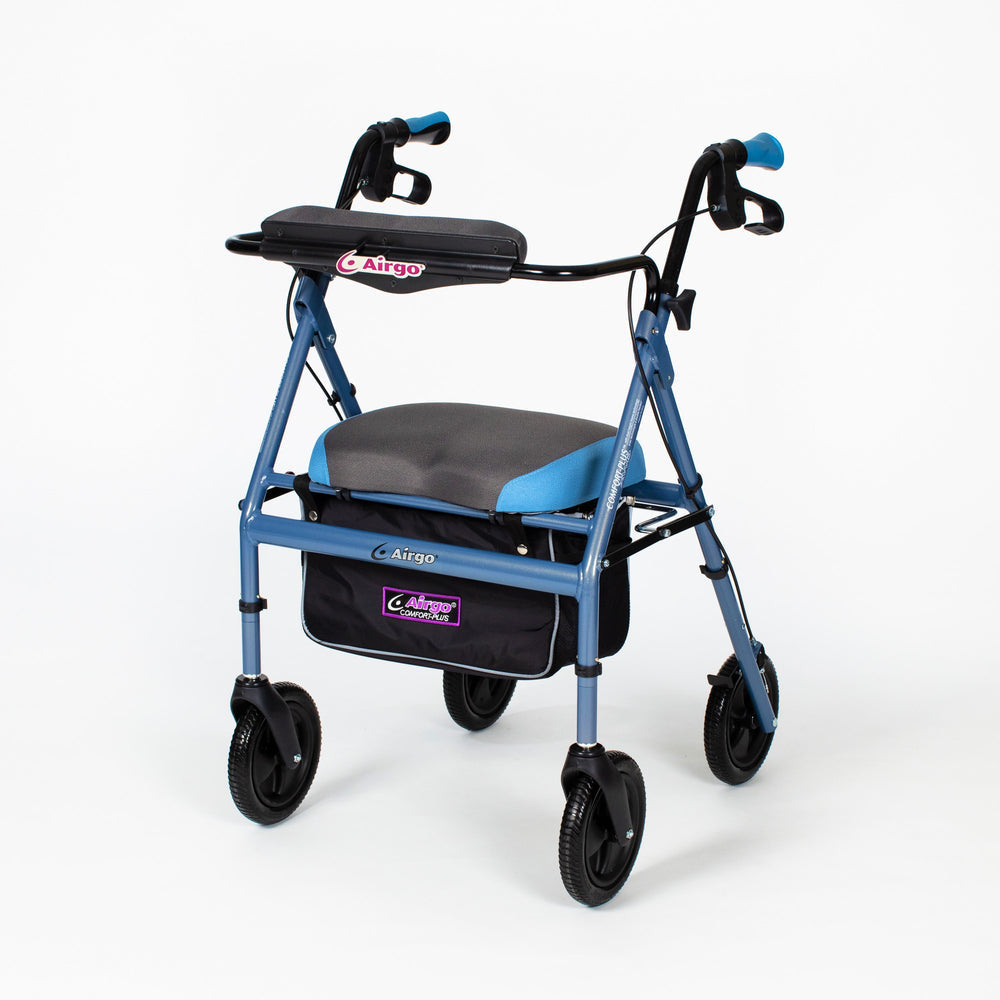 Extra-Wide Bariatric Rollator Walker, 181kg – Comfort Plus Airgo