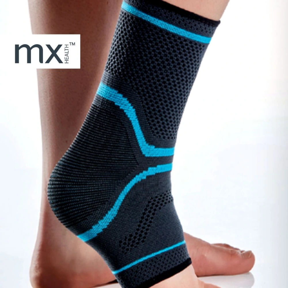 MX Health Premium Elasticated Ankle Support - Small