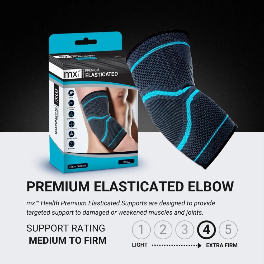 MX Health Premium Elasticated Elbow Support - Extra Large