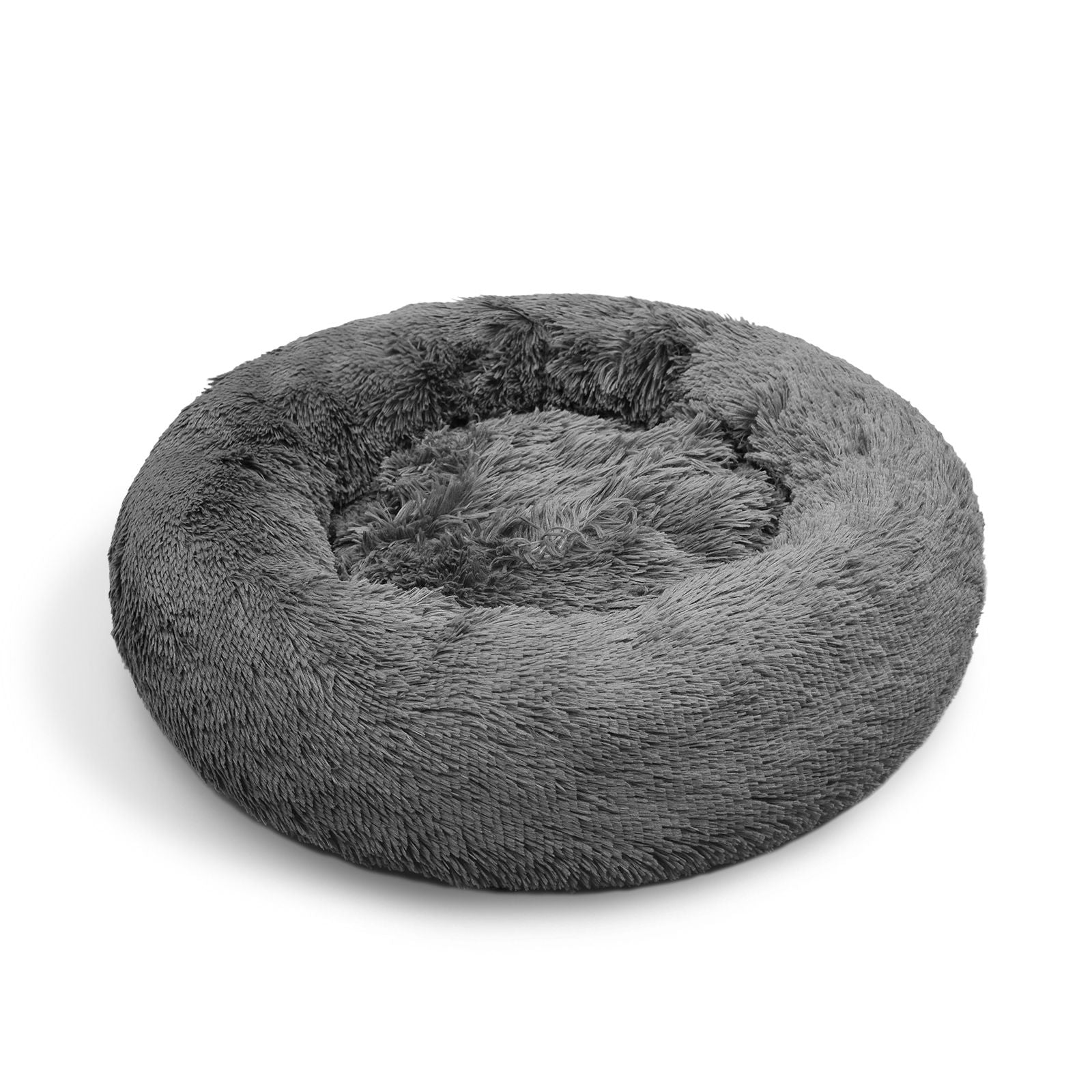 Warm Washable Calming Pet Bed, XXL, Dark Gray - Pawfriends