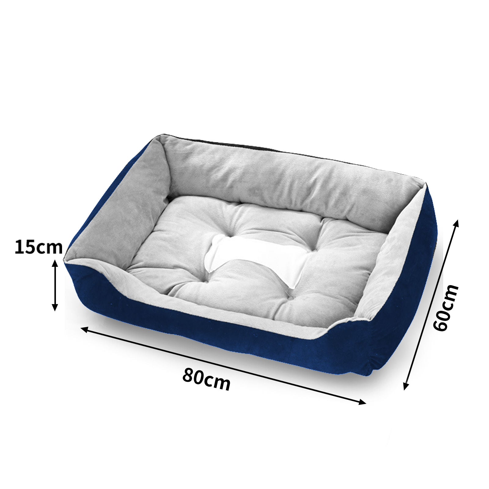 Non-Slip Warm Pet Bed for Cats and Dogs, Large - PawFriends