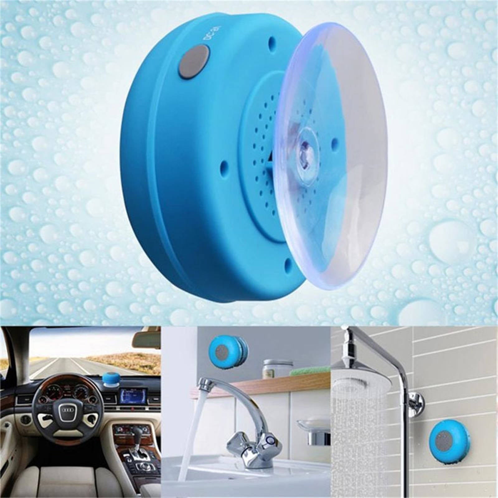 Waterproof Bluetooth Speaker Large Suction Cup Stereo Hands-Free