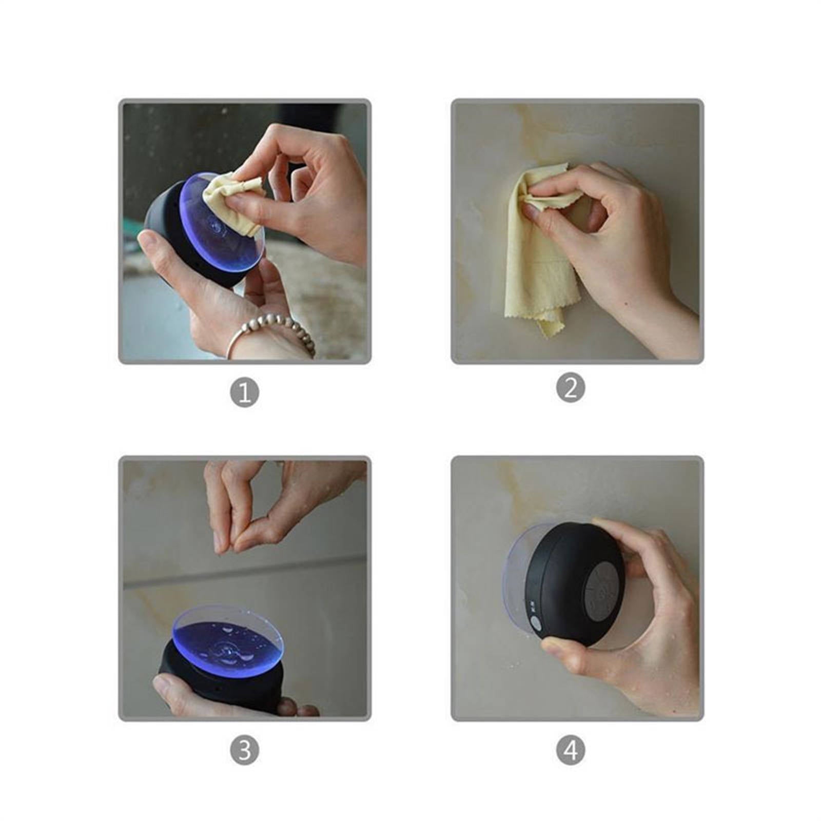 Waterproof Bluetooth Speaker Large Suction Cup Stereo Hands-Free