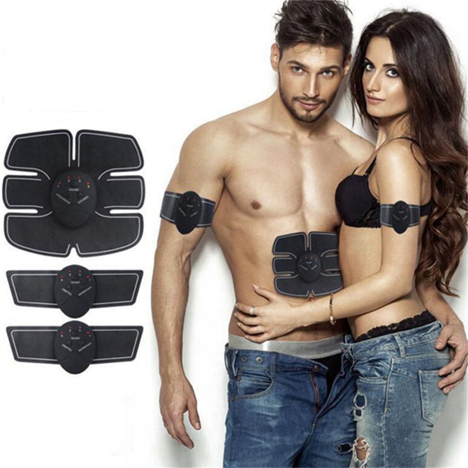 EMS Abdominal Fitness Device, 6 Modes, 10 Strength Levels, Fitrain