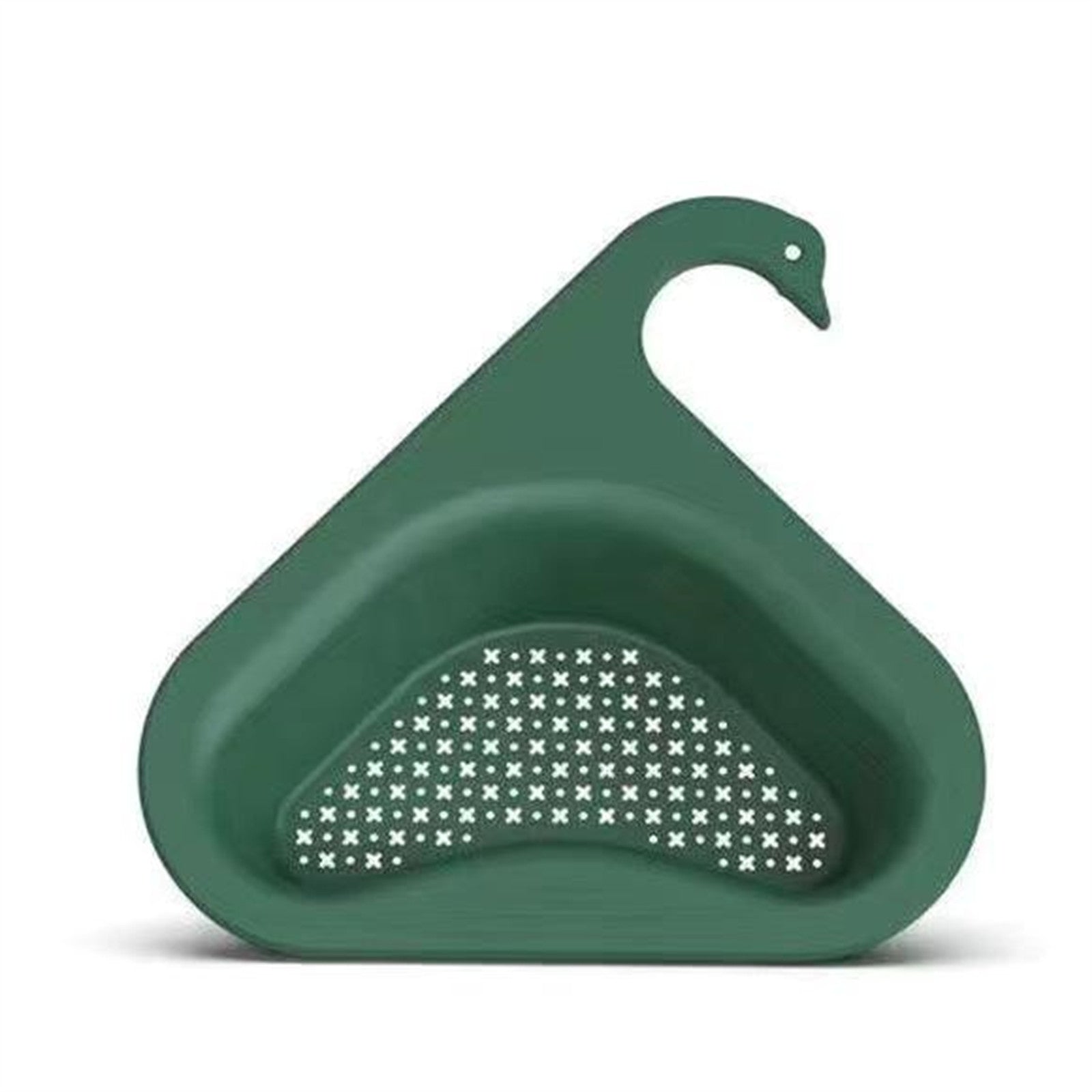 Non-Slip PP Sink Drain Basket - Green, Strainer Organizer