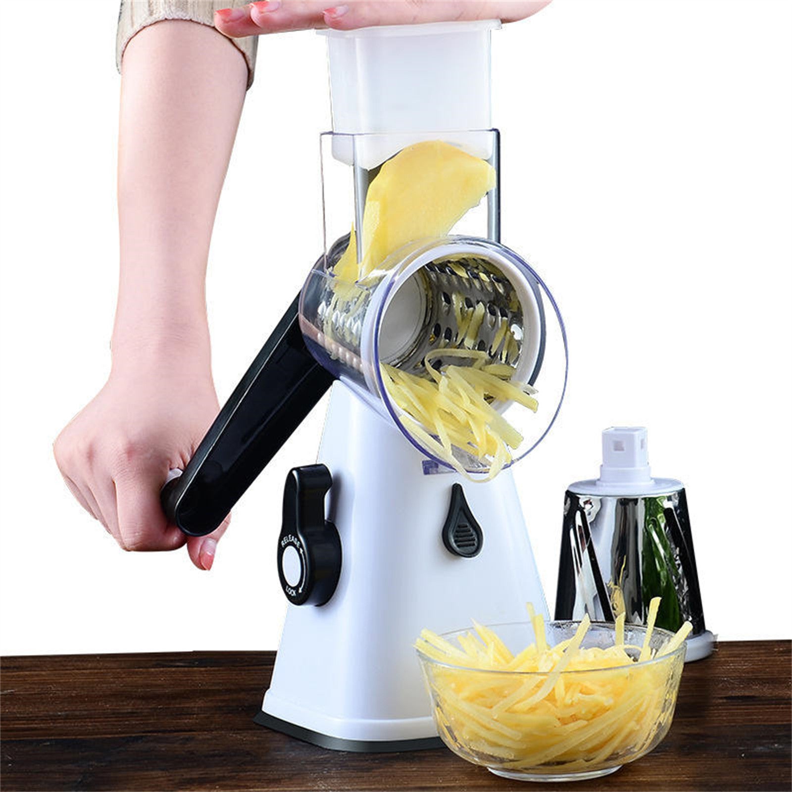 Multi-Functional Vegetable Cutter | 1 Set with 3 Roller Graters