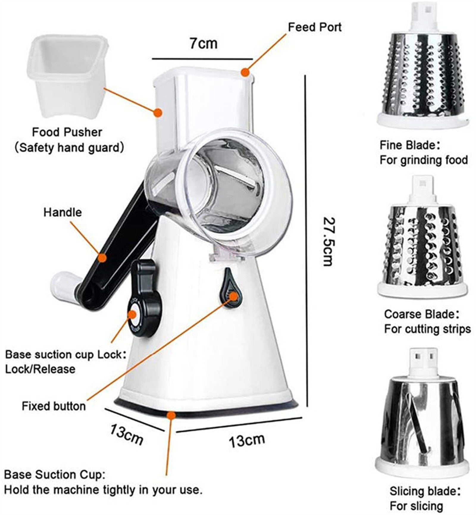 Multi-Functional Vegetable Cutter & Slicer with Sharp Blades - Cookingstuff