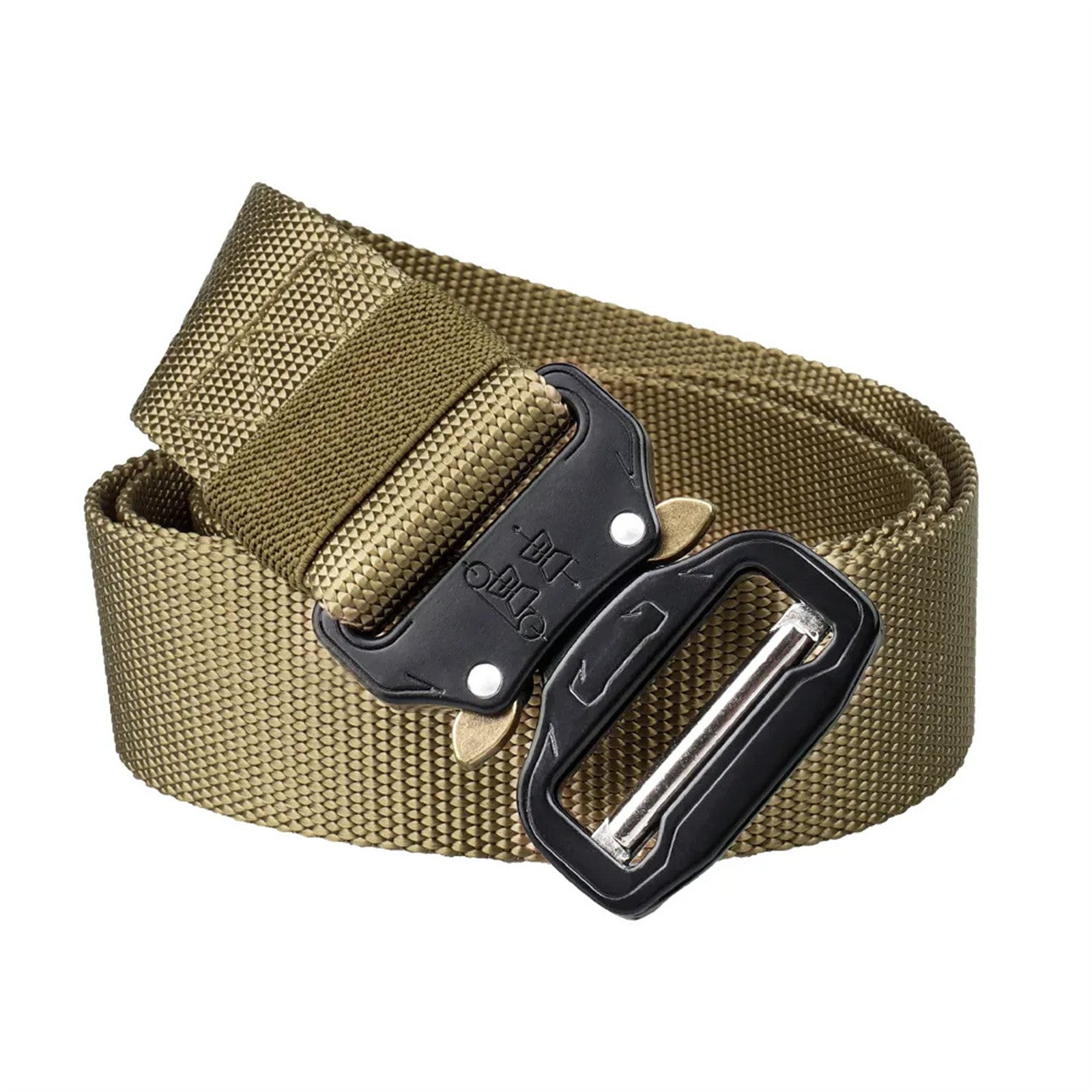 Durable Nylon Tactical Belt for Men, Military Green - Mountgear