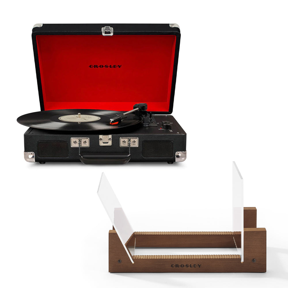 Bluetooth 3-Speed Turntable & Record Stand - Crosley
