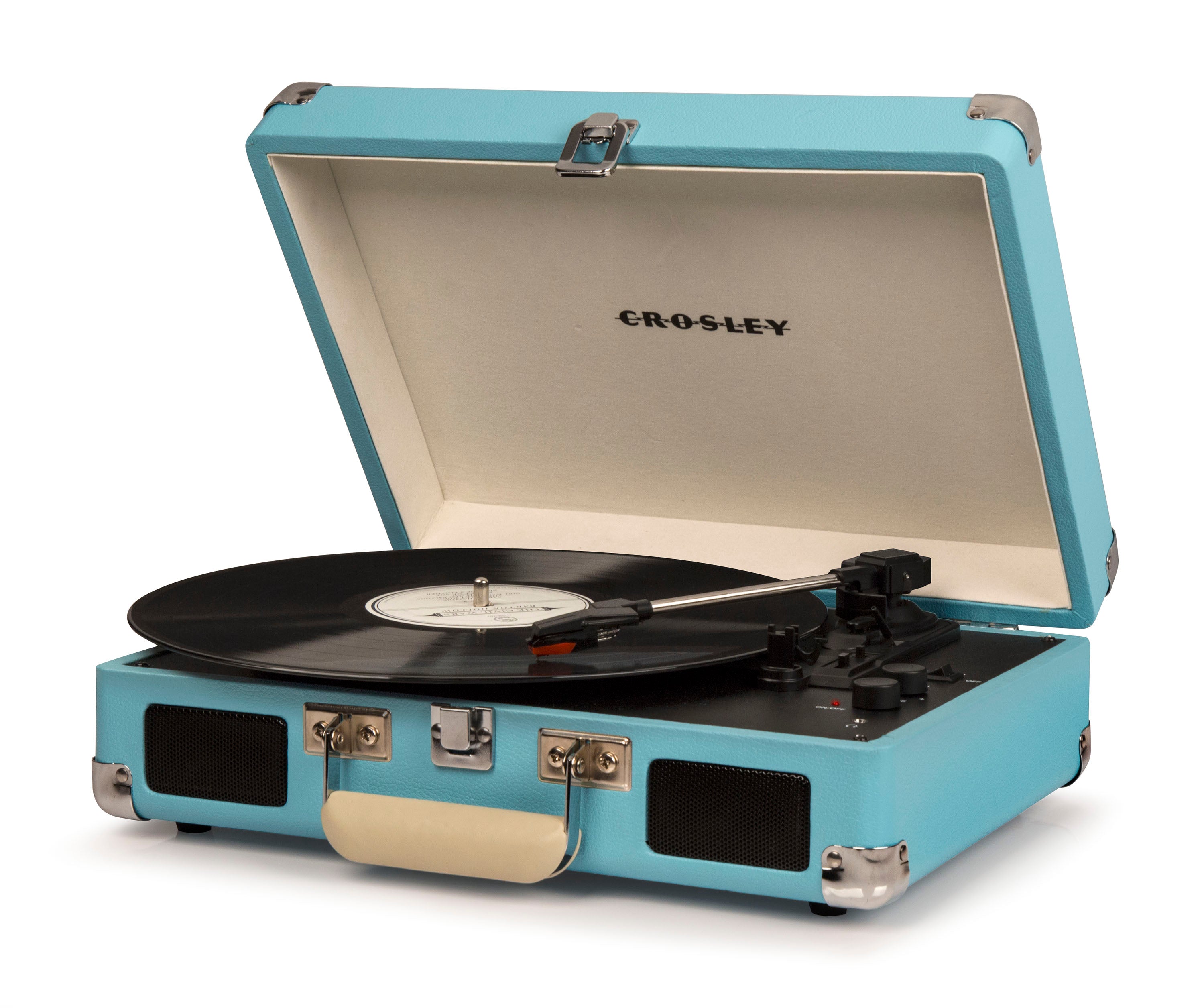 Bluetooth 3-Speed Turntable + Entertainment Stand Set by Crosley