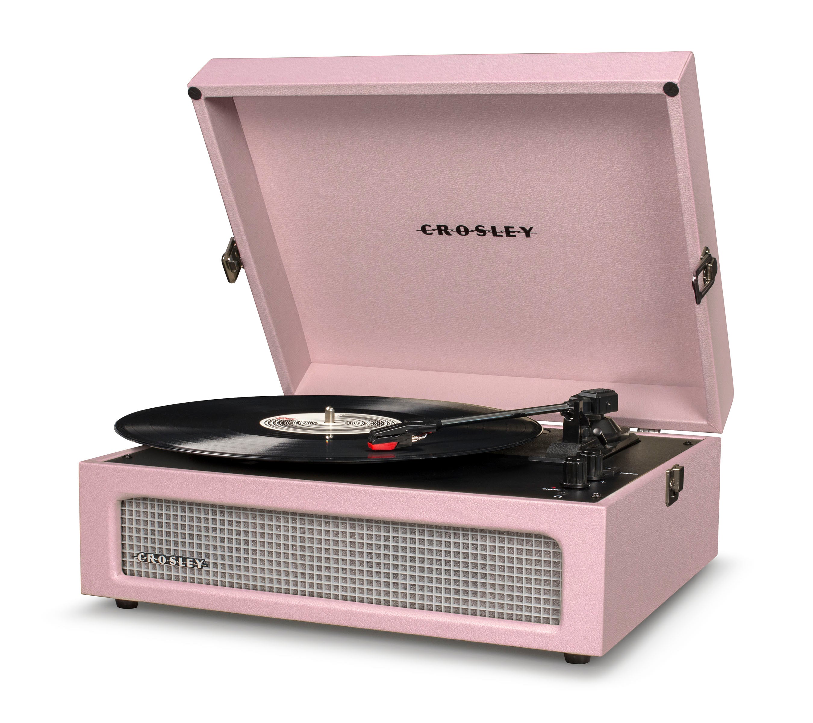 Crosley Voyager Amethyst - Bluetooth Portable Turntable & Record Storage Crate