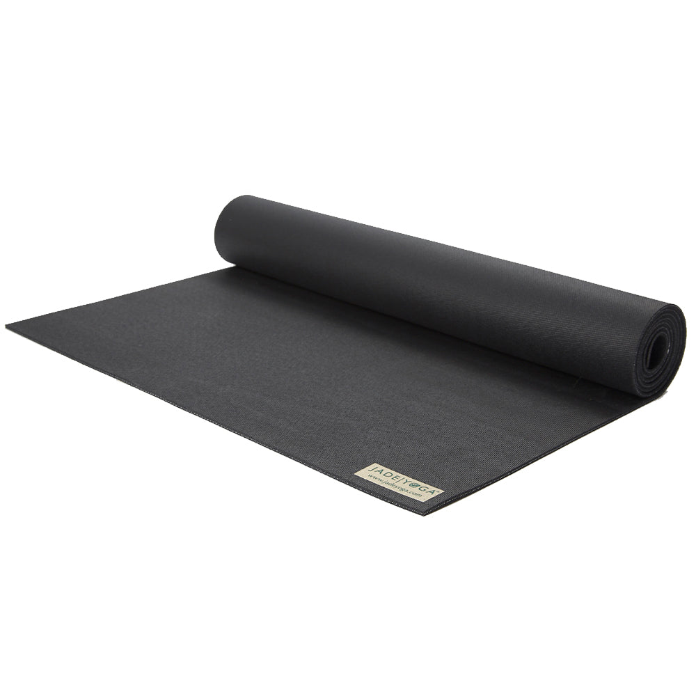 Non-Toxic Yoga Mat & Body Weight Scale Bundle, Black - Jade Yoga