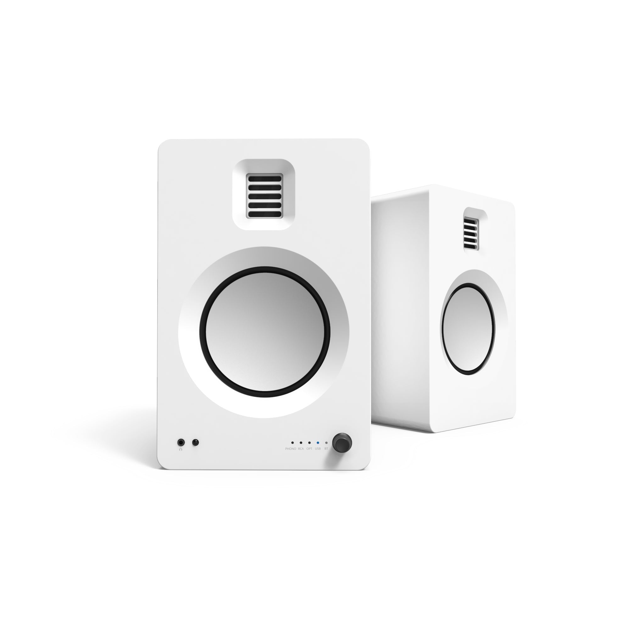 Kanto TUK 260W AMT Tweeters Bookshelf Speakers Pair with Stands