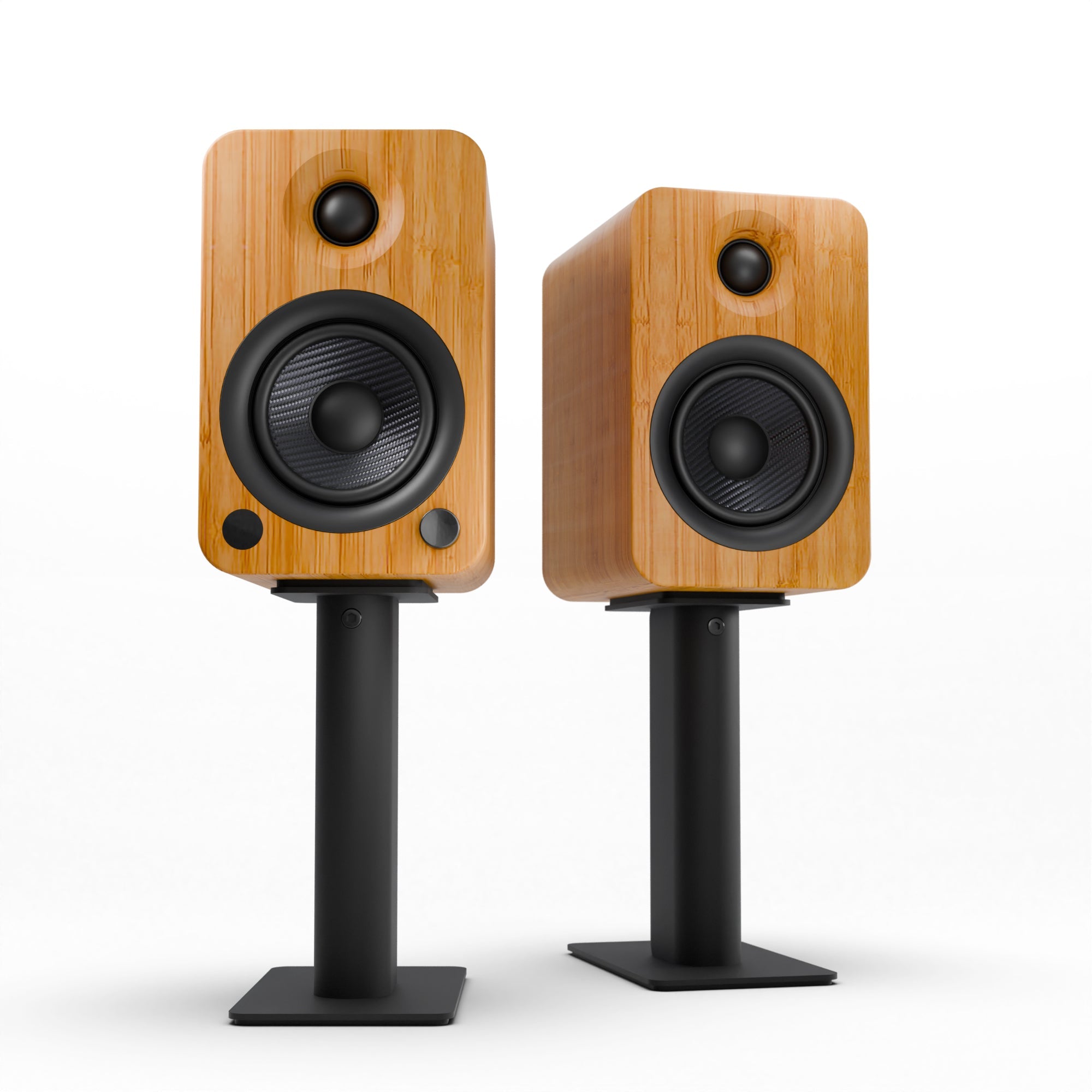 140W Bluetooth Bookshelf Speakers with Phono Preamp, Pair & Stands – Kanto YU4