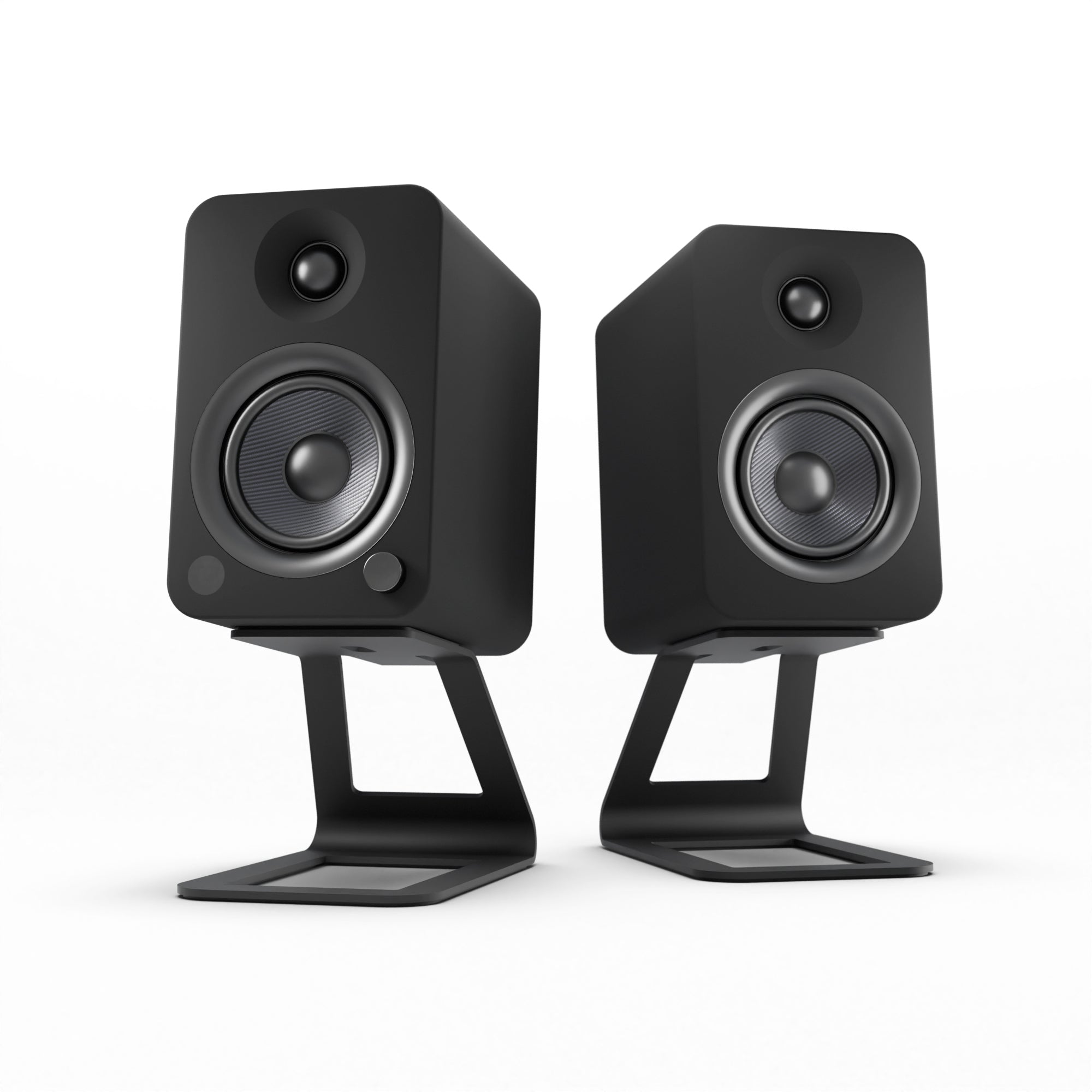 140W Bluetooth Bookshelf Speakers w/ Phono Preamp & Stands - Kanto