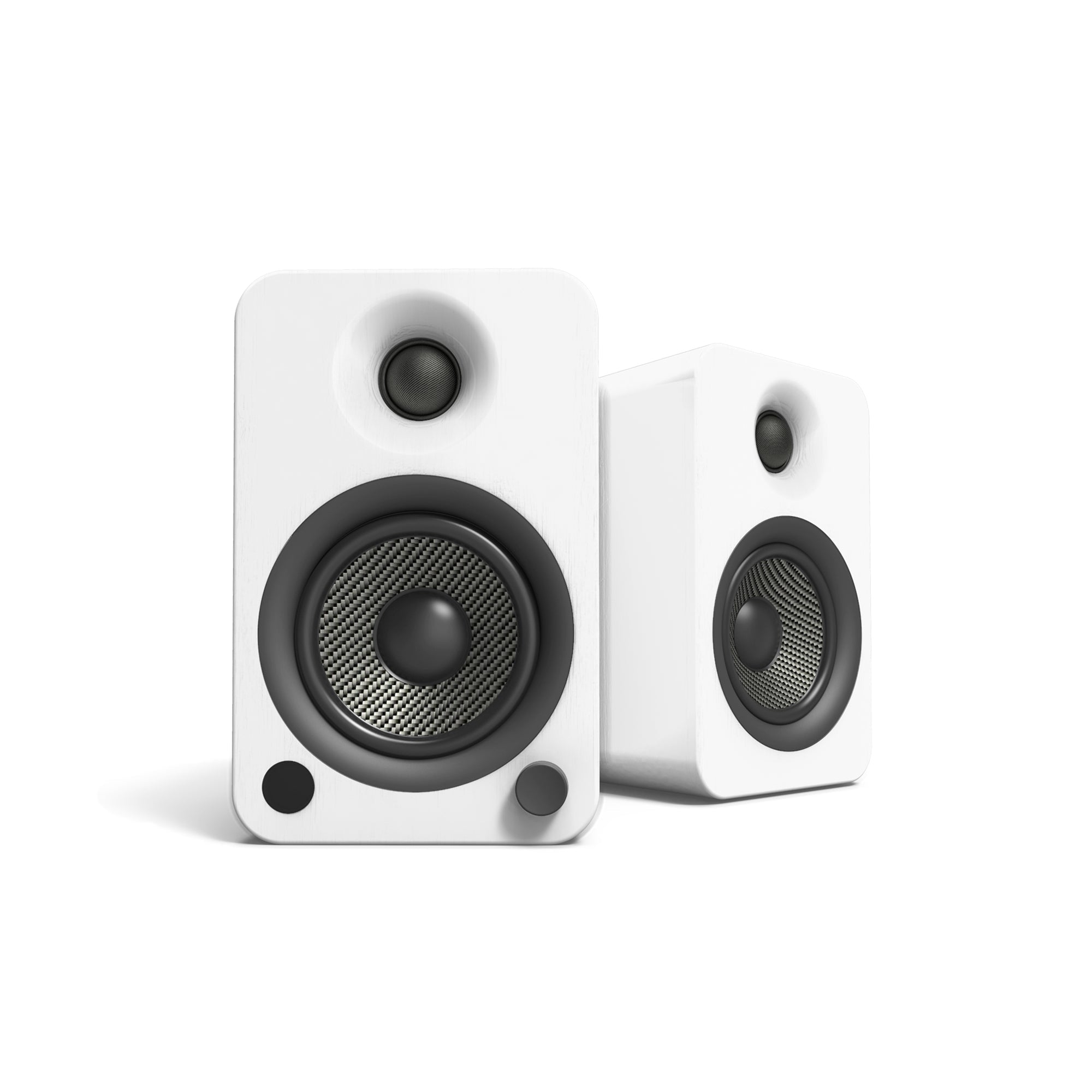 140W Powered Bookshelf Speakers, Bluetooth, Phono Preamp - Kanto YU4