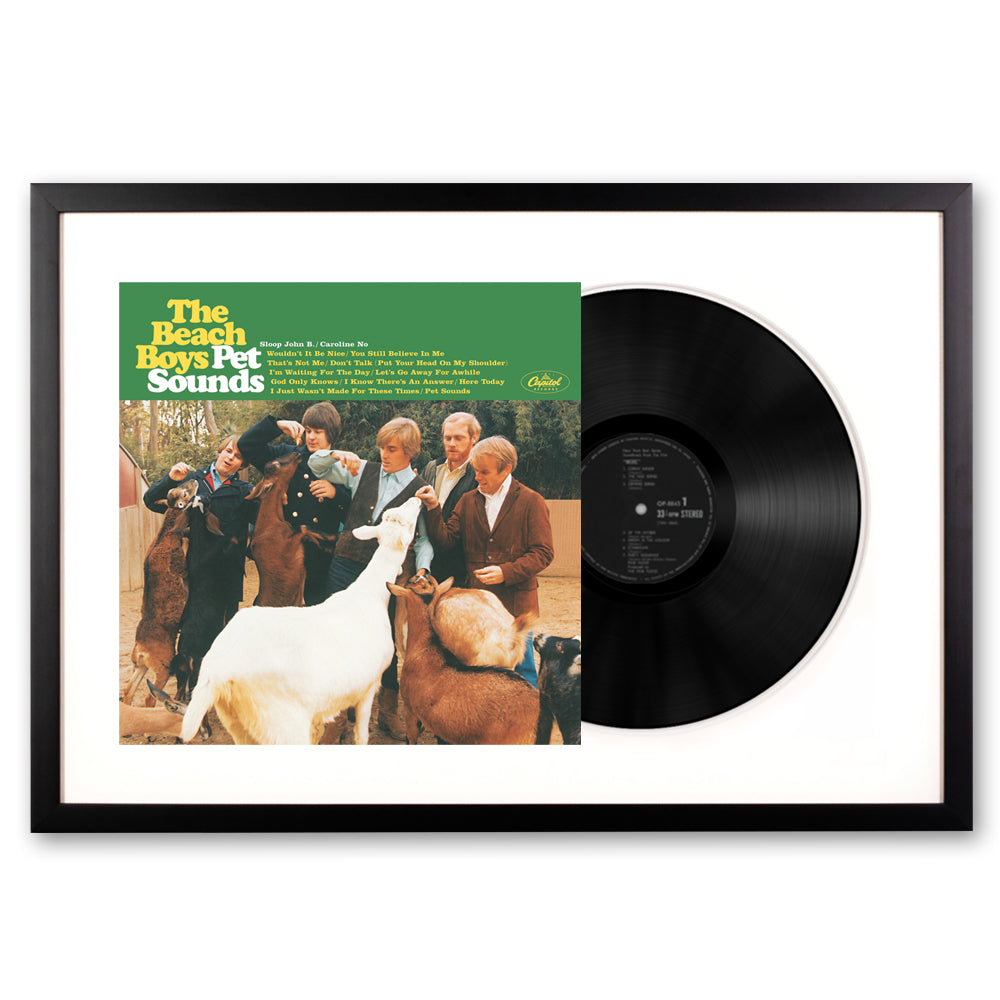 Archival Framed Vinyl Art with UV Acrylic - The Beach Boys