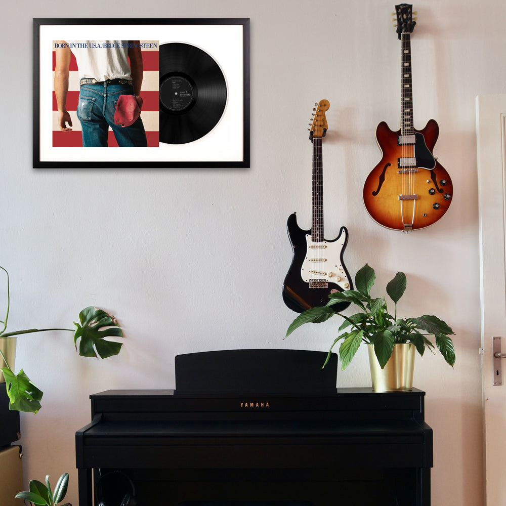 Framed Vinyl Album Art - All Wood, UV-Filtered - 75x47.5 cm