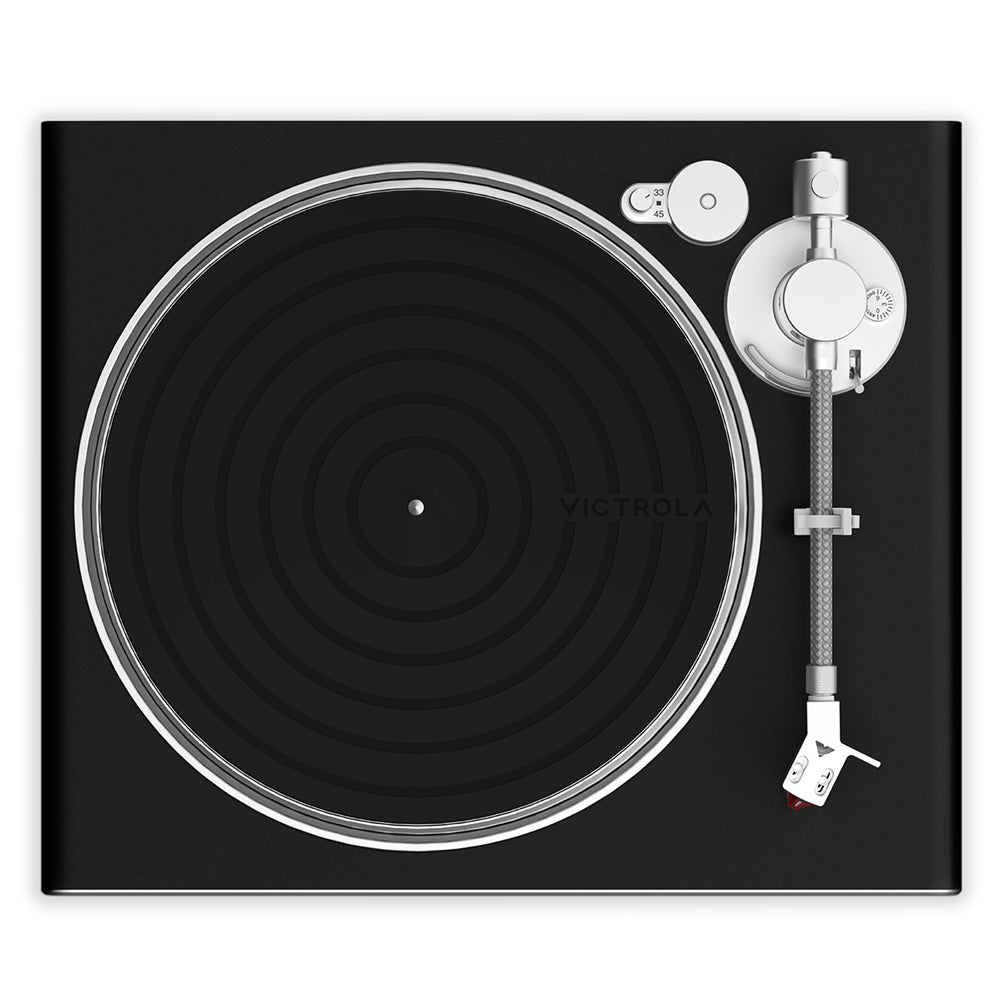 High-Res Turntable w/ Carbon Tonearm, Stand - Victrola