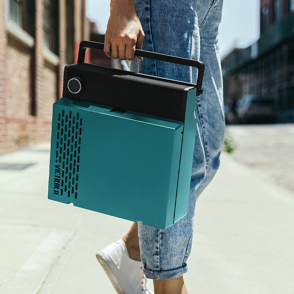 Portable Bluetooth Turntable with Speaker, 3-Speed, Victrola