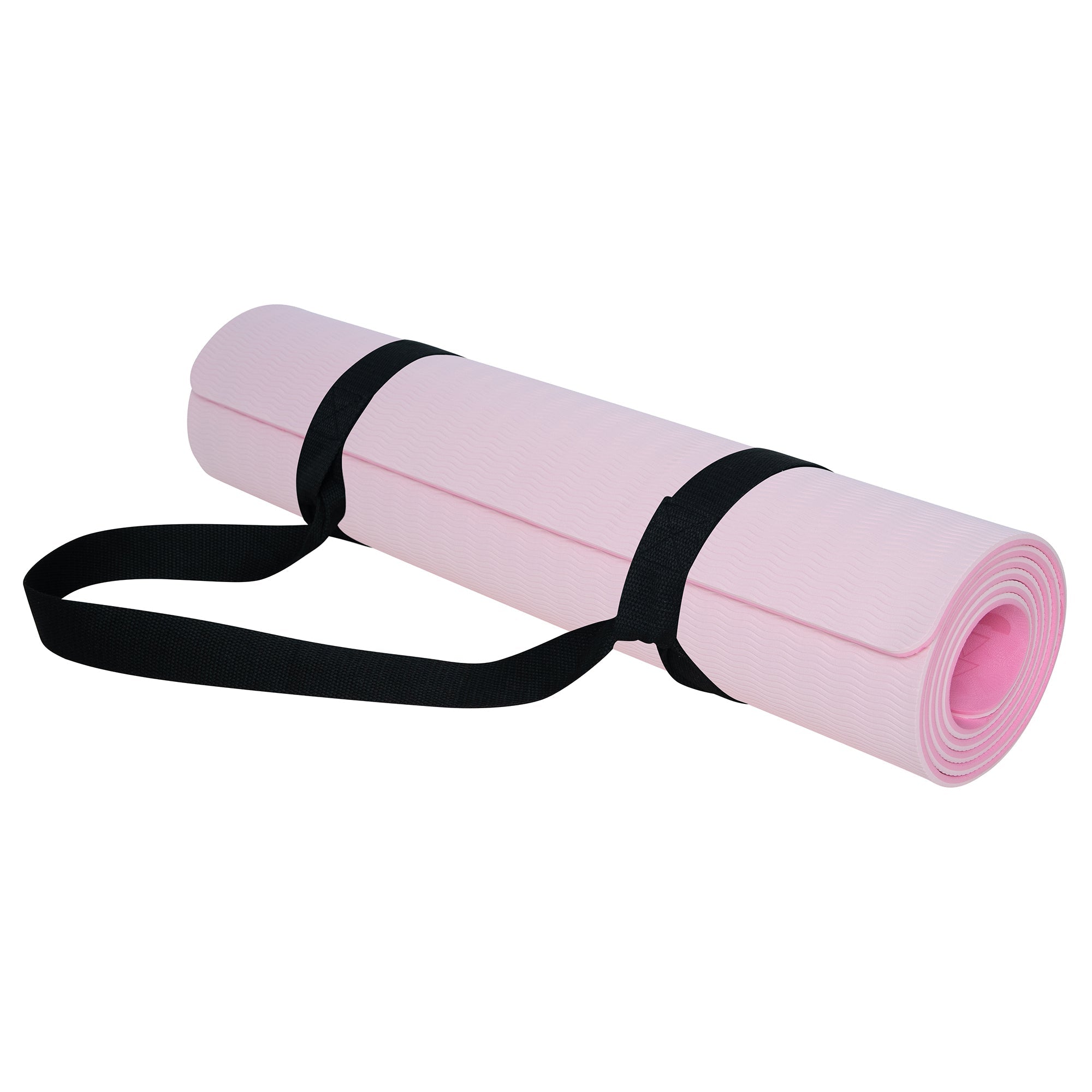 Lightweight Ultra-Cushioned Yoga Mat 6mm with Strap