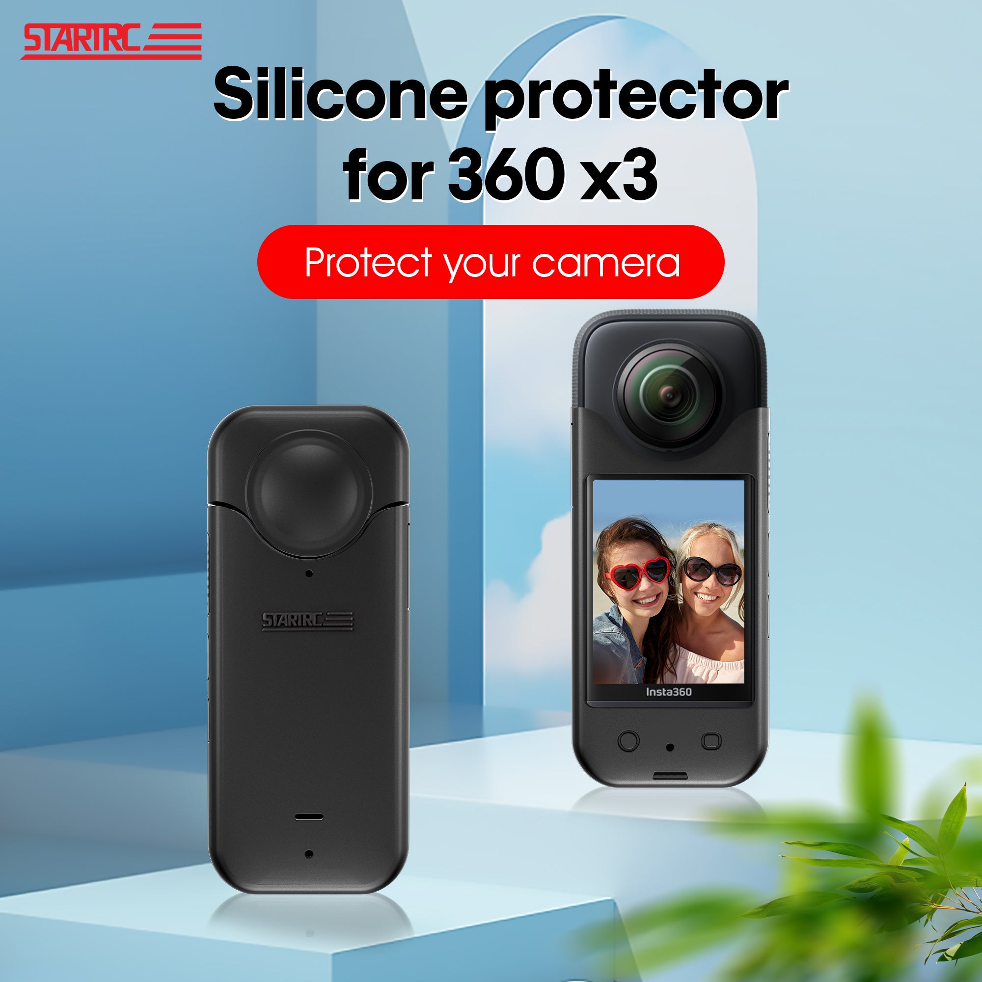 Waterproof Silicone Protective Case for Insta360 One X3