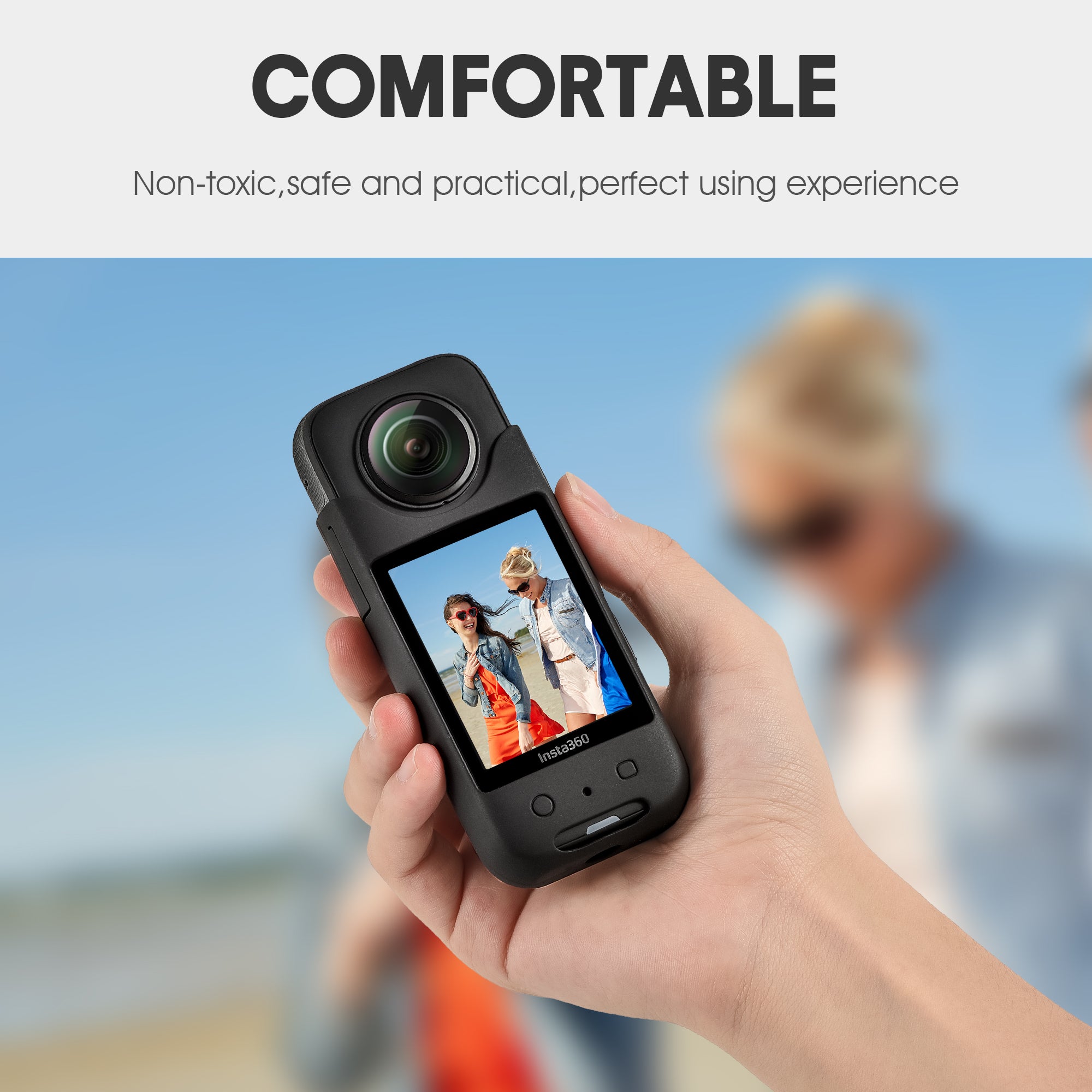 Waterproof Silicone Protective Case for Insta360 One X3