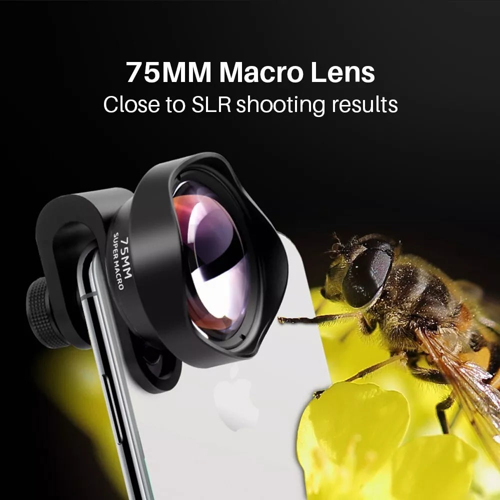 75mm Macro Coated Phone Camera Lens, Universal Clip, Ulanzi