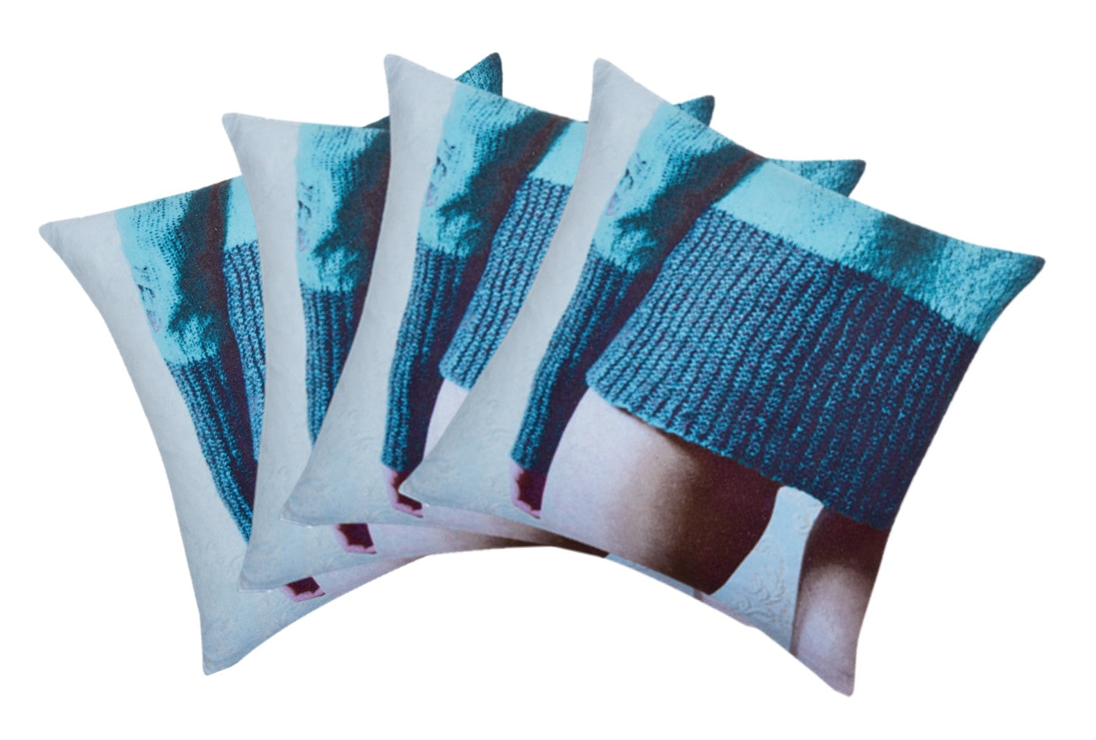 Pack of 4 Blaze Jumper Designer Cushion Covers 45cm x 45cm