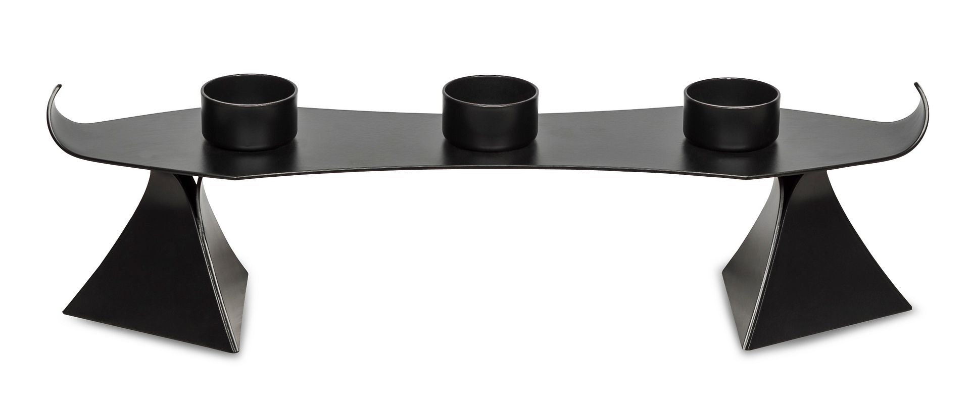 Black Iron Harbour Style Tea Light Candle Holder Stand