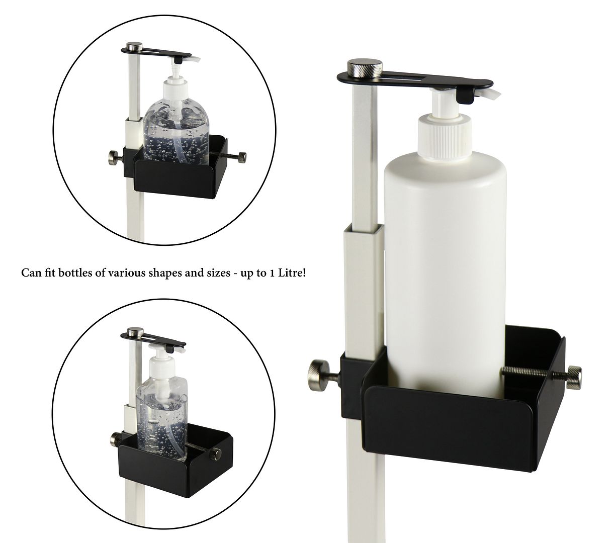 Adjustable Touch-Free Sanitiser Dispenser Stand - Lirash