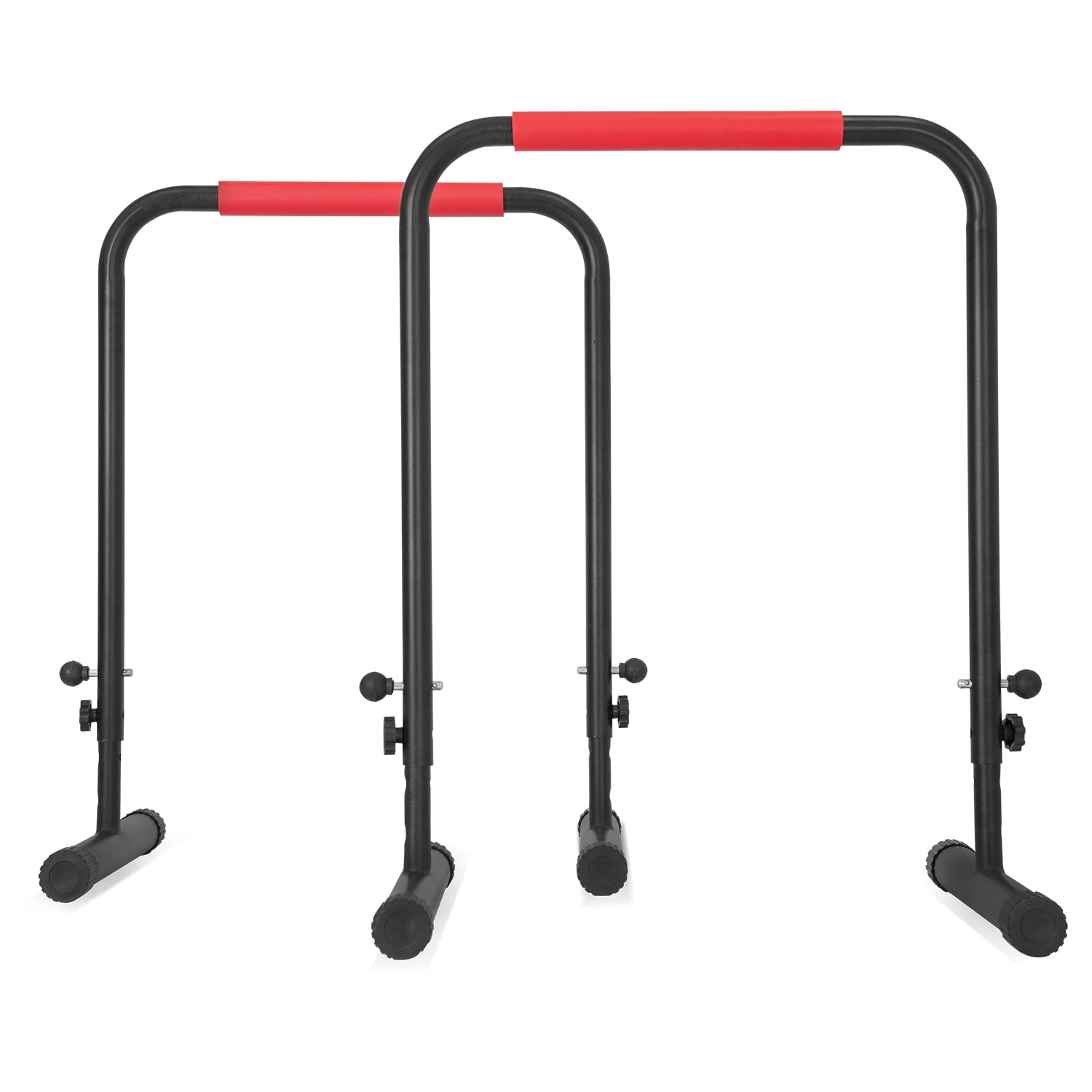 Adjustable Steel Parallel Bars with Soft Grips, Pair - Cortex