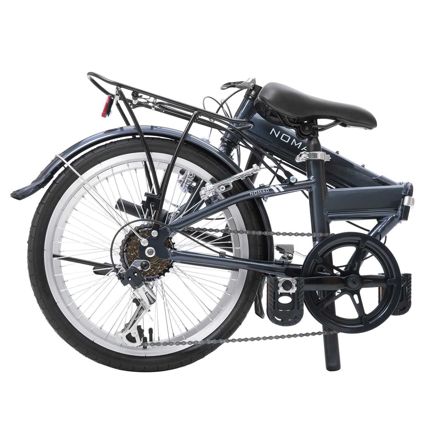 20" 6-Speed Folding Alloy Bike, Adjustable Handlebar - Progear