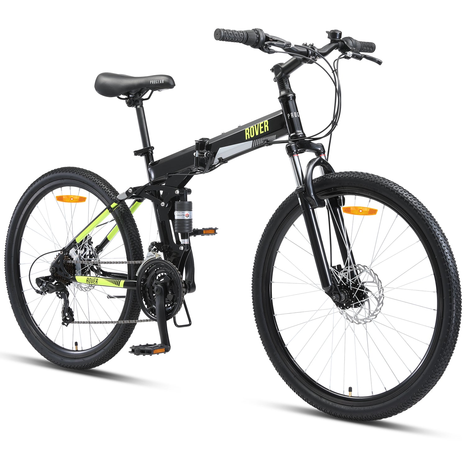 Lightweight Folding Dual Suspension 26" MTB - Progear ROVER