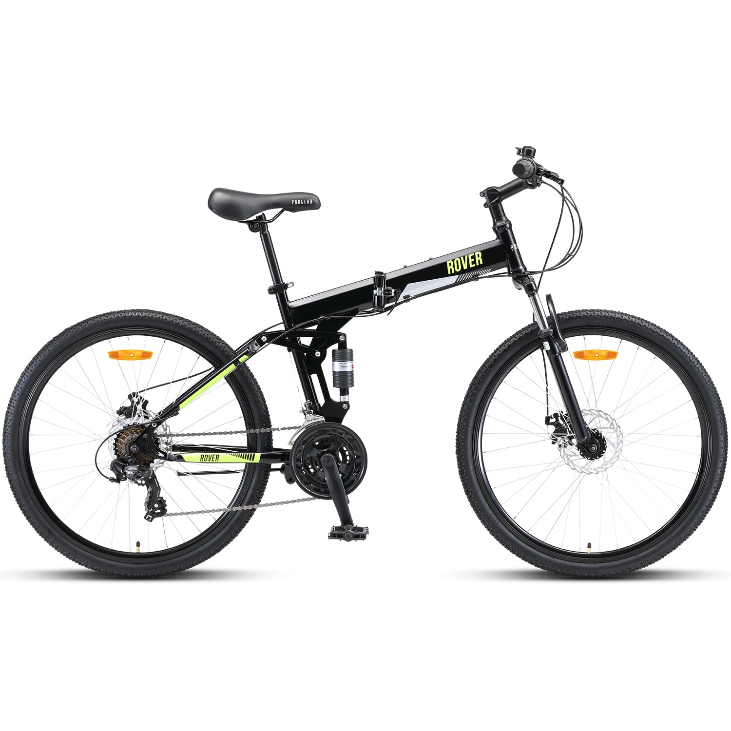 Lightweight Folding Dual Suspension 26" MTB - Progear ROVER