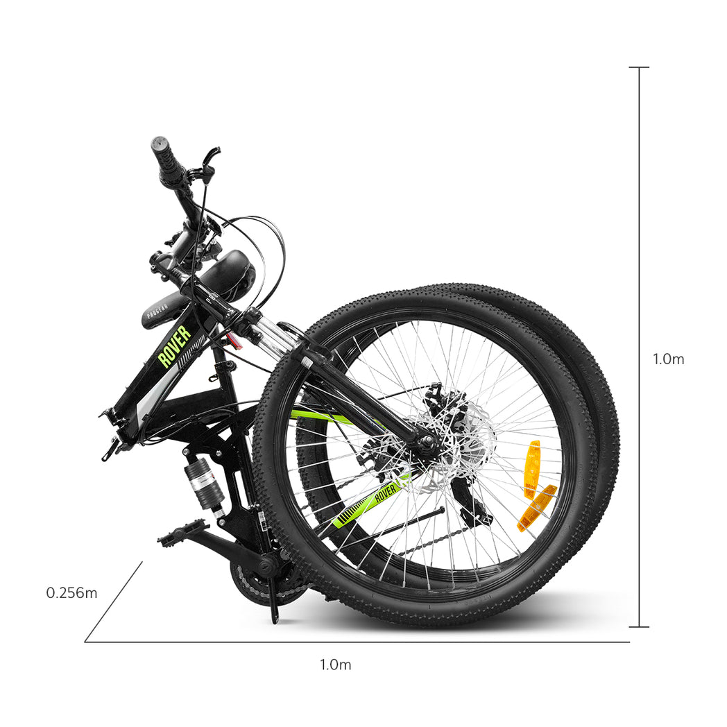 Lightweight Folding Dual Suspension 26" MTB - Progear ROVER