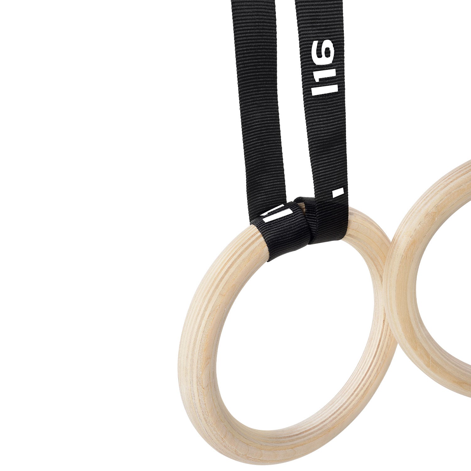 Wooden Gym Rings, FIG Spec, 28mm Diameter, Pair