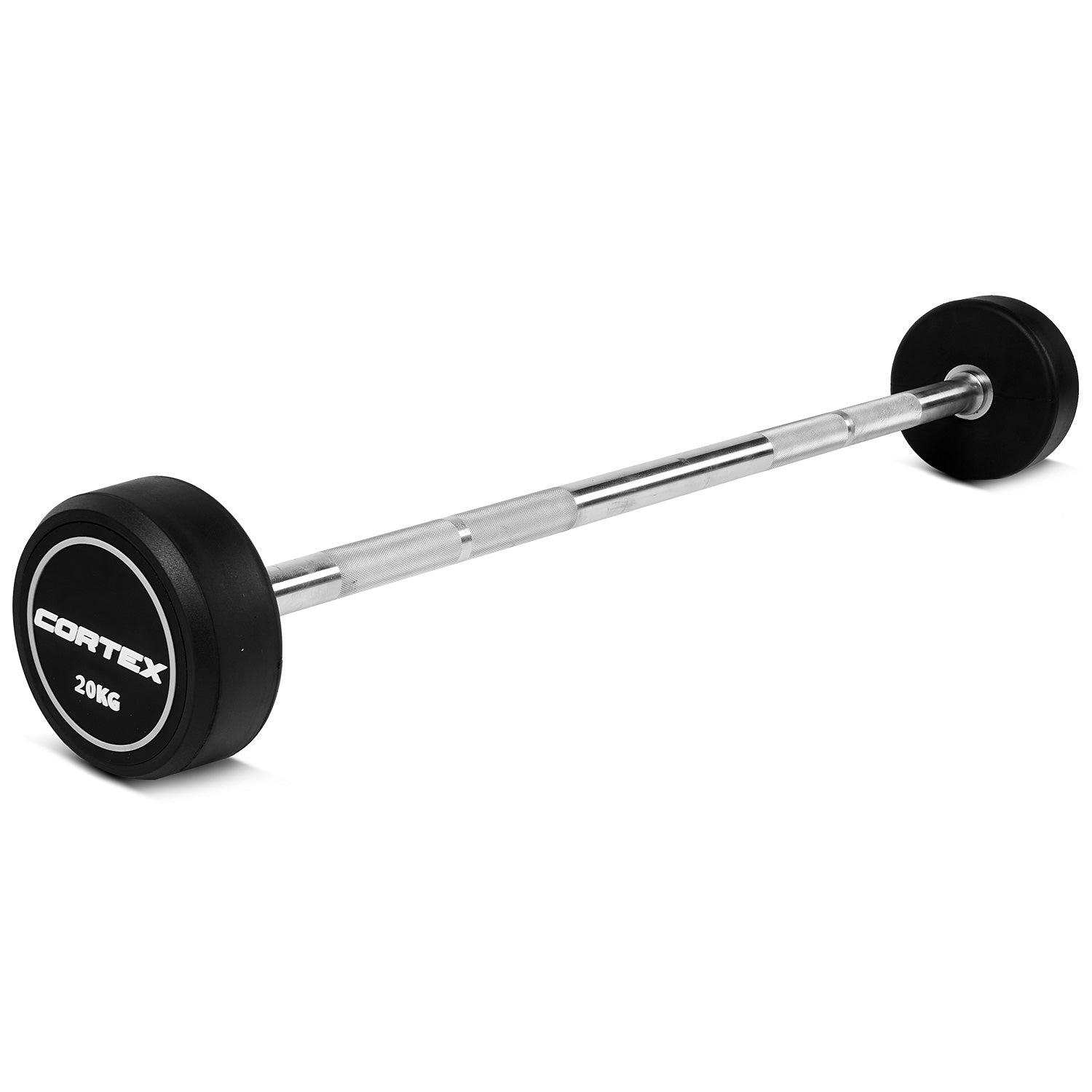 100kg Fixed Barbell Set with 5-Tier Stand, Commercial Grade