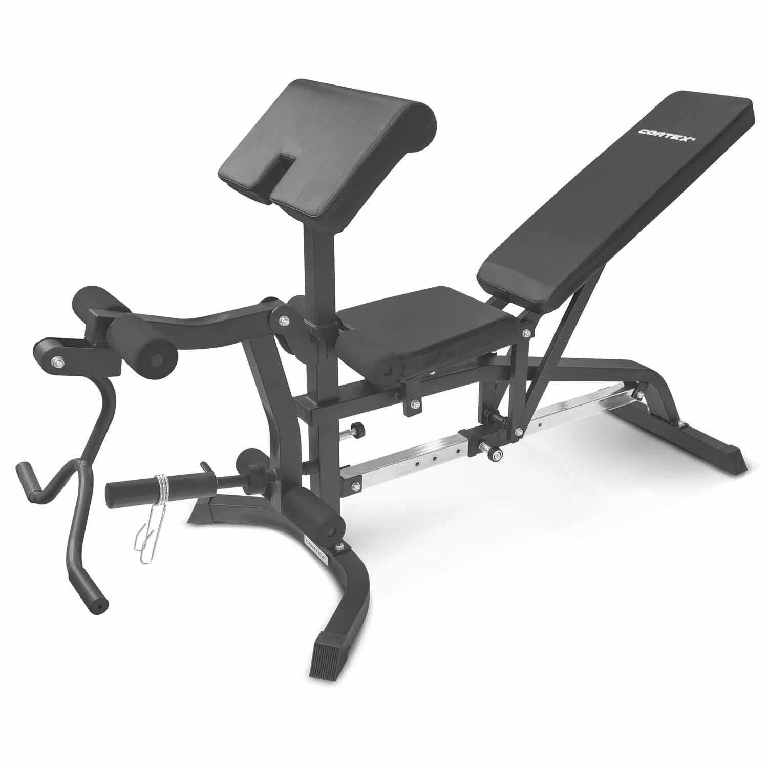 Fully Adjustable FID Bench with Preacher and Leg Curl - CORTEX