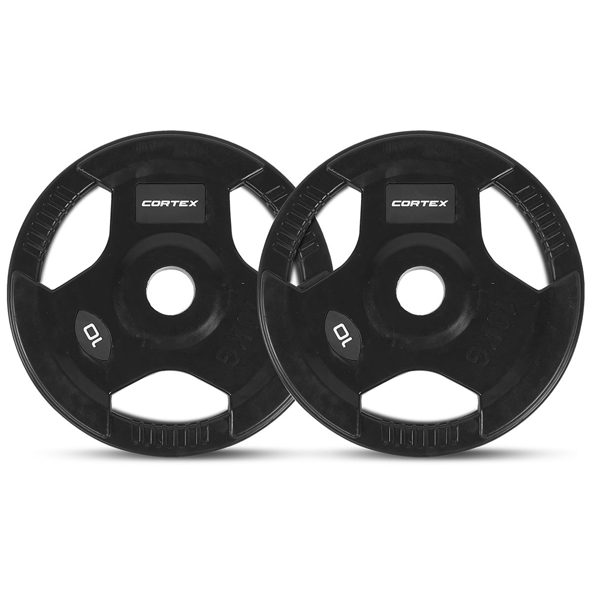 CORTEX SM20 100kg Olympic Tri-Grip Weights, Bar, 48kg Revolock and Bench Set